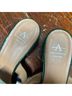 AQUATALIA 100% Leather Green Sandals Size 7 - photo 3