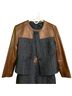 Theory 50% Polyester 30% Polyamide 10% Acrylic 10% Cotton 100% Lambskin 94% Polyester 6% Polyurethane Tweed Black Brown Cocktail Dress Size 4 - photo 2