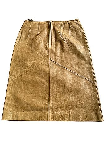 Trek Trek New York  Leather Skirt (view 2)