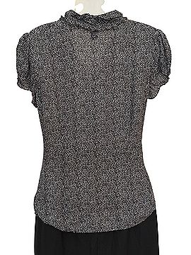 White House Black Market Short Sleeve Silk Top (view 2)