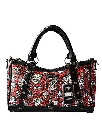 Ed Hardy Leather Satchel (view 1)