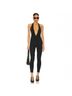 Miaou Solid Black Jumpsuit Size M - photo 4