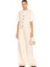 RE/DONE 100% Wool Solid Ivory Sweater Vest Size S - photo 7