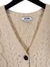 RE/DONE 100% Wool Solid Ivory Sweater Vest Size S - photo 3