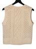 RE/DONE 100% Wool Solid Ivory Sweater Vest Size S - photo 2