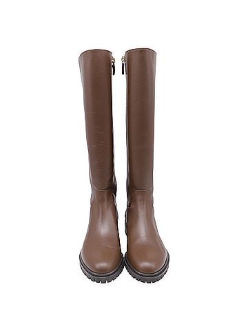 Stuart Weitzman Stuart Weitzman City Knee High Boots in Brown Leather  (view 2)