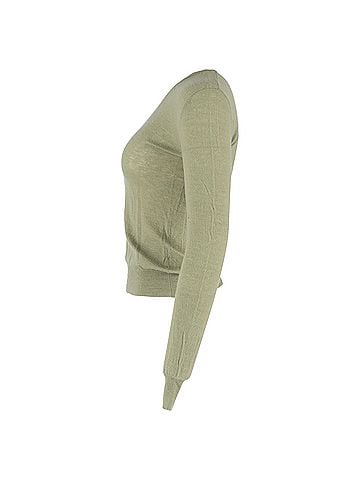 Joseph  Joseph Crewneck Sweater in Olive Wool (view 2)