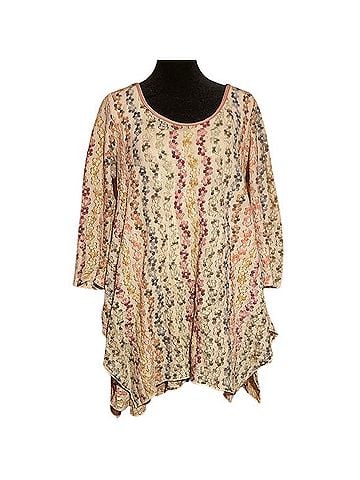 The Pyramid Collection 3/4 Sleeve Top (view 1)