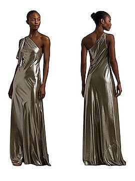 Ralph Lauren Black Label One Shoulder Cocktail Dress (view 2)