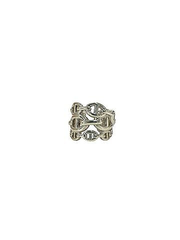 Hermès HERMES Chaine d'Ancre Enchainée Ring GM Sterling Silver 925 Accessory 75199 (view 1)