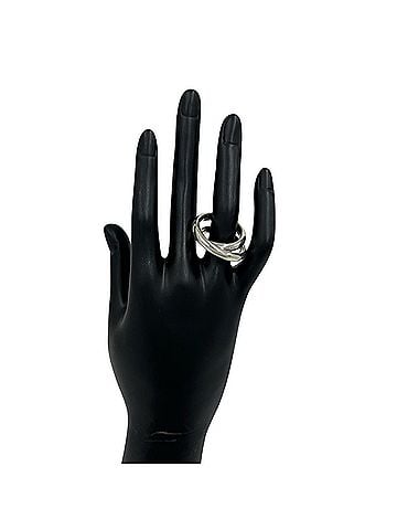 Hermès HERMES Vertige Ring, Sterling Silver 925, Women's/Men's Accessory, 416-3 (view 2)