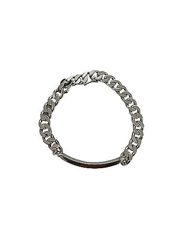 Tiffany & Co. TIFFANY&Co. Tiffany ID Bracelet, Sterling Silver 925 Chain Bangle Accessory, 232-7 (view 1)