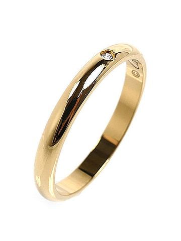 Cartier CARTIER Cartier 18KYG Yellow Gold 1895 Wedding Ring with 1 Diamond (B4057654) - 54g, 2.5g, Women's (view 2)