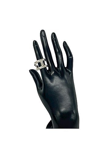Hermès HERMES Osmo's GM Ring, Sterling Silver 925, Men's Accessory, 61436 (view 2)