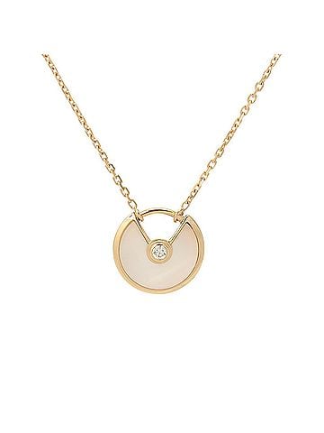 Cartier CARTIER Cartier Amulette de XS Shell Women's 18K Yellow Gold YG Necklace A Rank Used Ginzo (view 2)