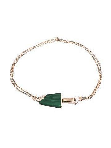 Bvlgari BVLGARI Bulgari Gelati Bracelet, Women's, 18K Pink Gold (PG), Grade A, Used, Ginzo (view 1)