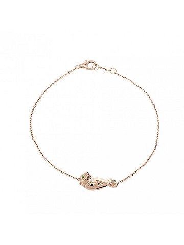 Cartier CARTIER Cartier Panthère de Diamond Emerald Women's 18K Pink Gold PG Bracelet A Rank Used Ginzo (view 2)