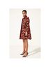 Ann Taylor Floral Red Black Coat Size S - photo 4