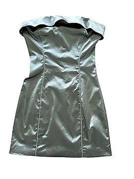 leopard and leather dress Leopard Denim Flounce Mini Dress
