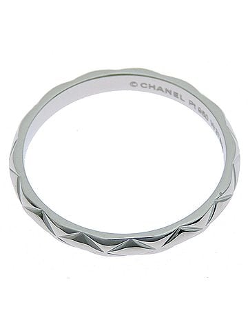 Chanel Chanel Matelassé #56 Women's/Men's Ring J2820 Pt950 Platinum (view 2)