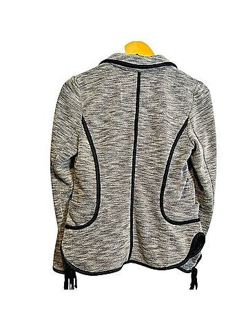 Cartonnier Anthropologie Navy Button Front Knit Blazer (view 2)