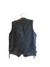 Harley Davidson 100% Leather Black Vest Size XS - photo 2