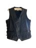 Harley Davidson 100% Leather Black Vest Size XS - photo 1
