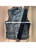 Harley Davidson 100% Leather Black Vest Size XS - photo 7