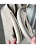 M. Gemi 100% Calf Leather Snake Print Gray Tan Leather Tote One size - photo 3