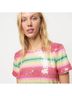 J.Crew 100% Polyester Stripes Multi Color Casual Dress Size 4 - photo 3