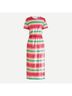 J.Crew 100% Polyester Stripes Multi Color Casual Dress Size 4 - photo 4