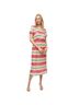 J.Crew 100% Polyester Stripes Multi Color Casual Dress Size 4 - photo 1