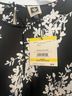 Anne Klein Floral Black White Long Sleeve Blouse Size M - photo 3