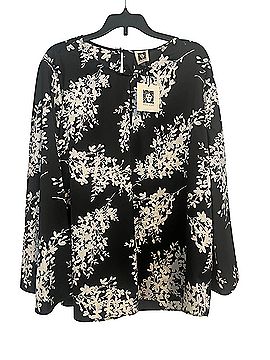 Anne Klein Long Sleeve Blouse (view 1)
