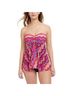 Gottex Chevron-herringbone Pink Swimsuit Top Size 16 - photo 3