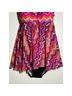 Gottex Chevron-herringbone Pink Swimsuit Top Size 16 - photo 7