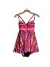 Gottex Chevron-herringbone Pink Swimsuit Top Size 16 - photo 1