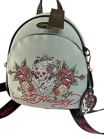 Ed Hardy Leather Backpack (view 1)