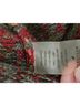 Peruvian Connection 100% Alpaca Fair Isle Red Gray Orange Cardigan Size L - photo 6