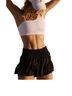 Free People Solid Black Athletic Shorts Size L - photo 1