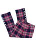 Trina Turk Plaid Red Blue Dress Pants Size 0 - photo 2
