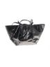 ALLSAINTS Gray Silver Leather Tote One size - photo 3