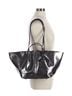 ALLSAINTS Gray Silver Leather Tote One size - photo 2