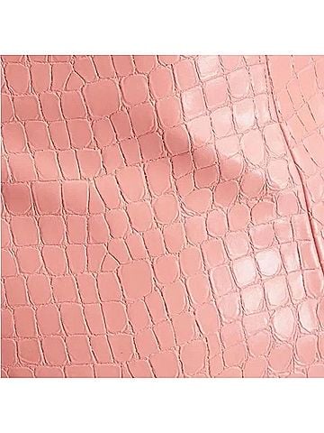 Alice + Olivia Daven Croc Embossed Faux Leather Sheath Dress Cocktail Dress (view 2)