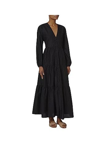 Matteau Long Sleeve Tiered Dress Casual Dress (view 2)