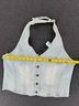 One Teaspoon Blue Sleeveless Top Size XL - photo 6