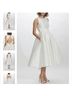 Amsale 100% Polyester Ivory Cocktail Dress Size 8 - photo 14