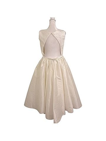 Amsale Little White Dress LW212 Cocktail Dress (view 2)