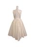 Amsale 100% Polyester Ivory Cocktail Dress Size 8 - photo 2