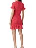Likely 100% Polyester Floral Red Cocktail Dress Size 8 - photo 4